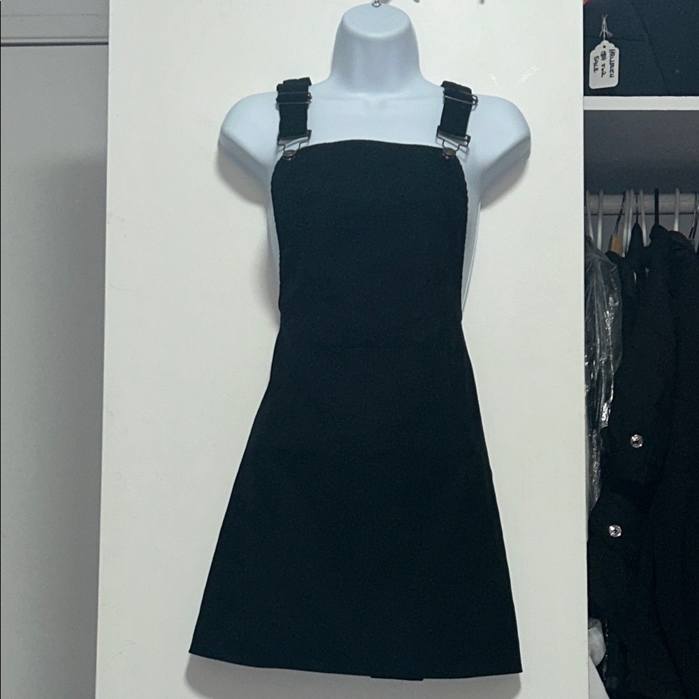 Stylish Black Woman, short dress
